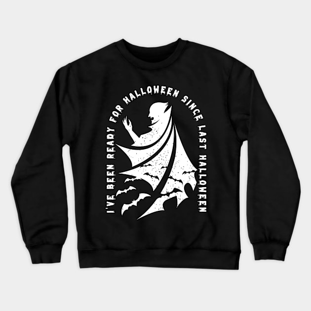 Halloween Outfit for a Vampire Lover Crewneck Sweatshirt by AlleyField